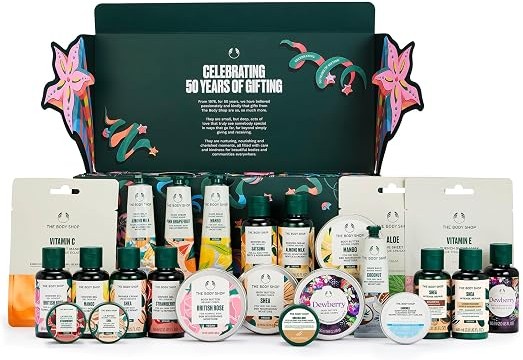 The Body Shop Classic 24-Piece Beauty Advent Calendar, Worth £120